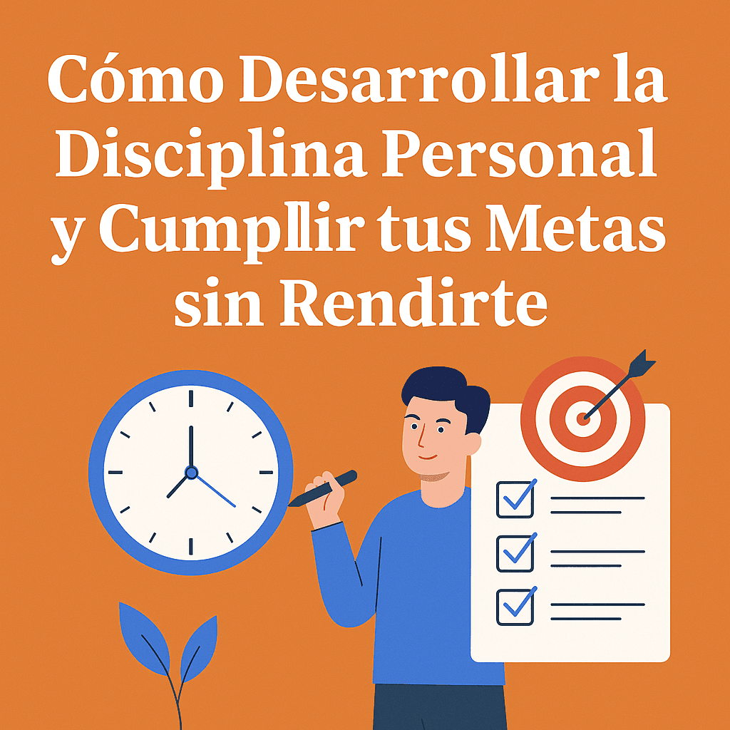 Cómo Desarrollar la Disciplina Personal y Cumplir tus Metas sin Rendirte