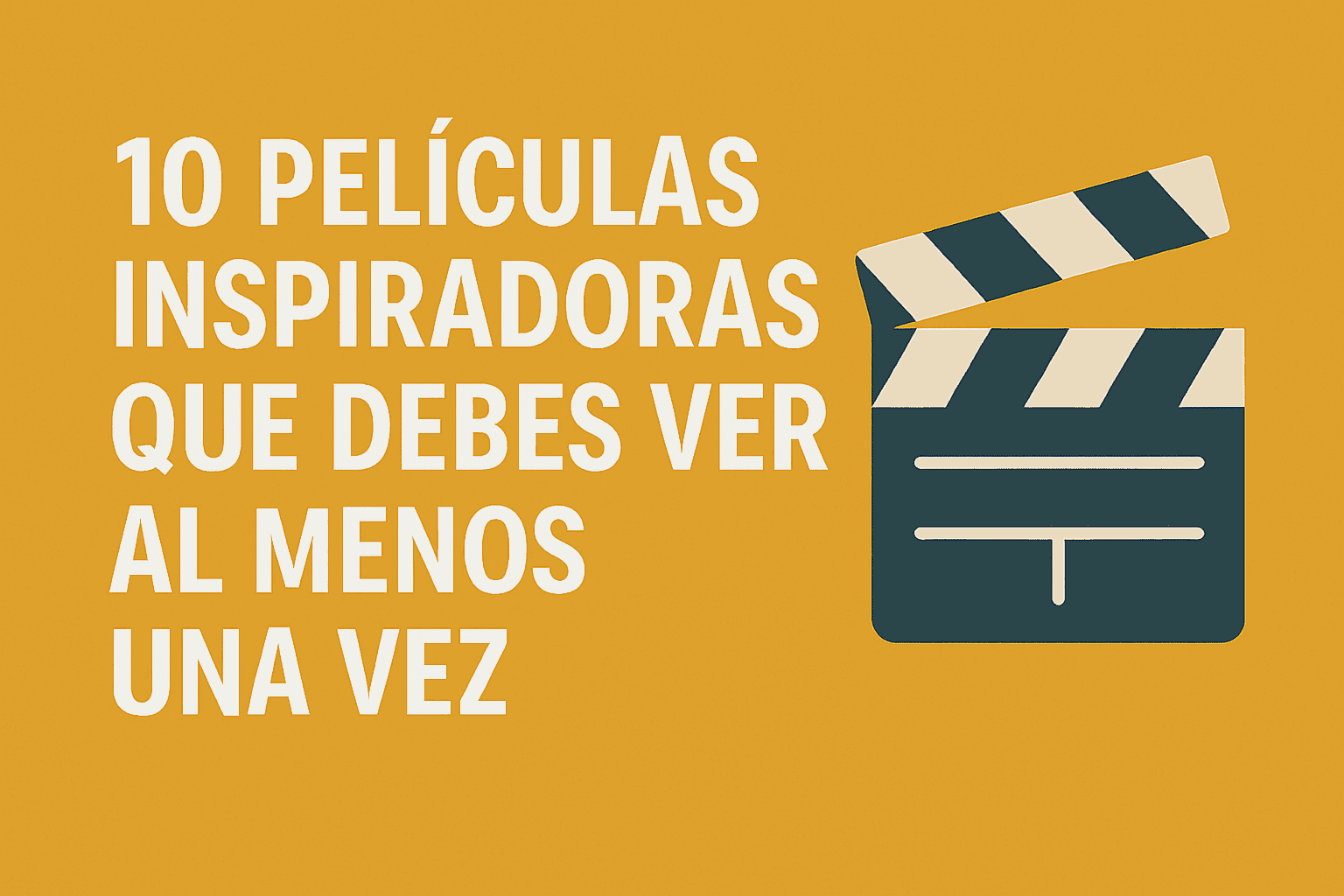 Cómo elegir películas inspiradoras para reflexionar y motivarte