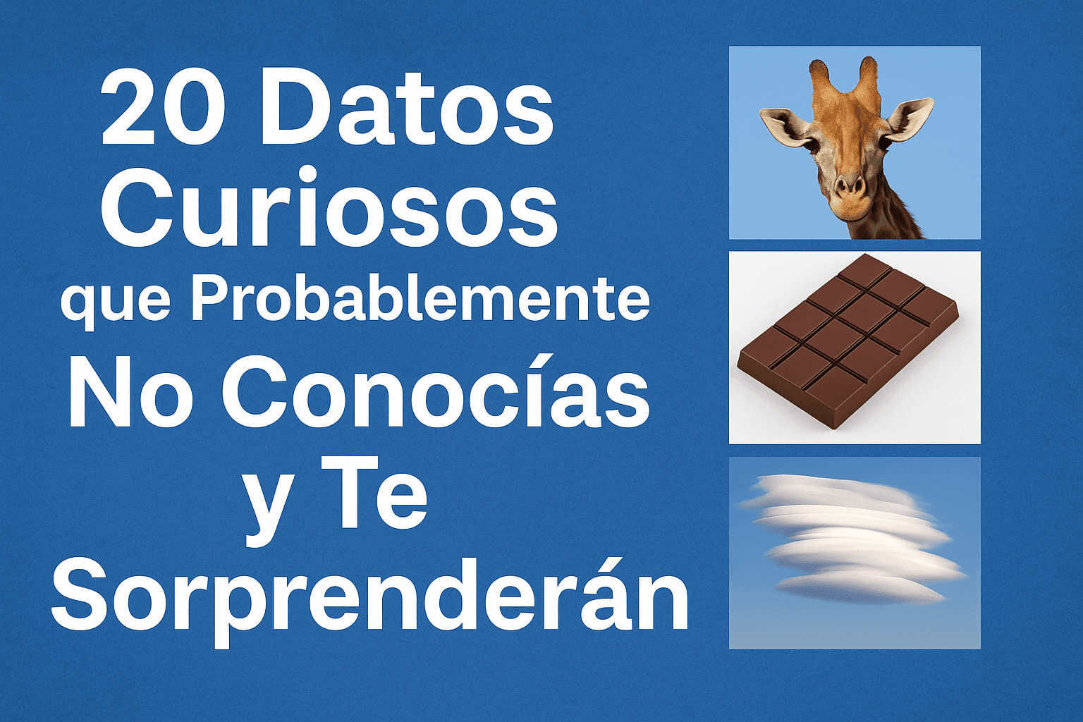 20 Datos Curiosos explicados de forma sencilla