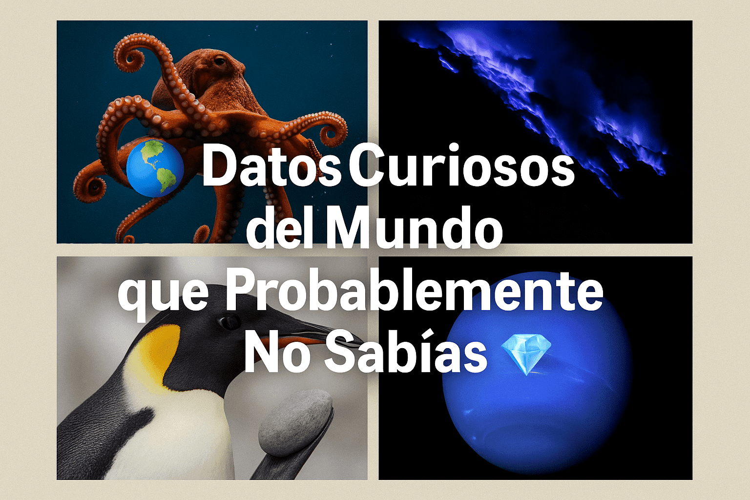 Datos curiosos del mundo para aprender algo nuevo