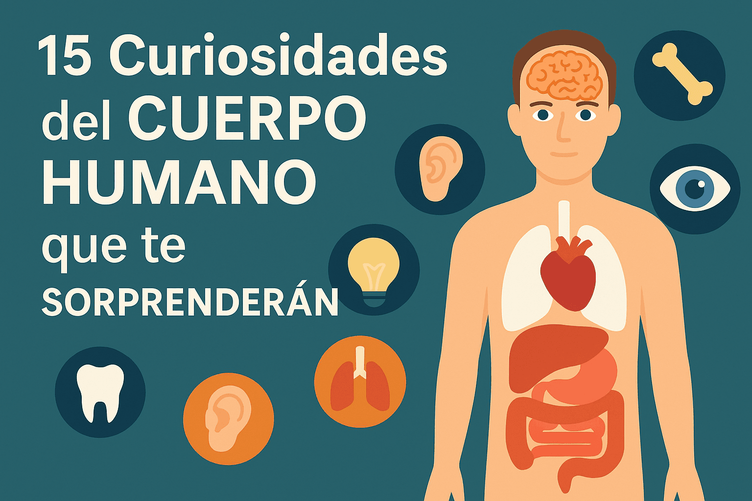 15 Curiosidades del Cuerpo Humano explicadas con claridad