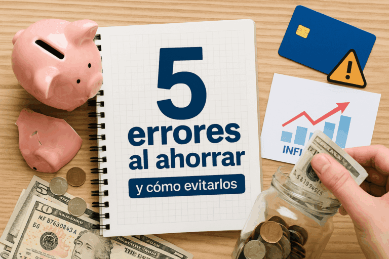 Los 5 errores más comunes al ahorrar y cómo evitarlos