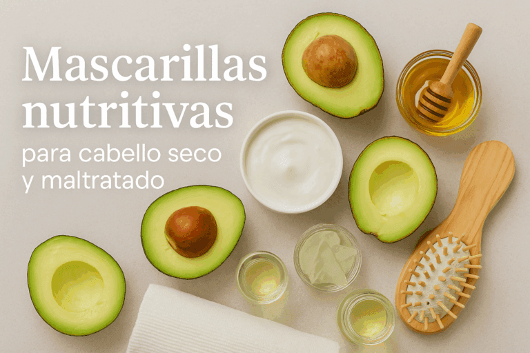 Mascarillas nutritivas para cabello seco y maltratado