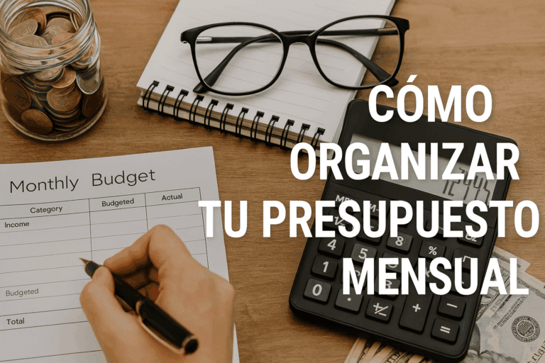 Cómo organizar tu presupuesto mensual